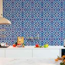 Ver imagem 2 de Adesivo de Azulejo Azul Claro e Azul Escuro - G 20x20cm