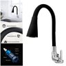 Torneira para Cozinha Preta Flexível com Arejador Duplo de Parede Fc-03 - 3
