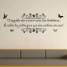 Adesivo de Parede Frase Borboletas - Azul céu - 1