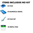 Ver imagem 5 de Pad Flocado + Bandeja Pequena 250ml + Pad 90° para Pintura Cantos +refil de Pad para Pintura
