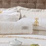 Roupa de Cama 200 Fios Elizabeth Branco Casal Queen 04 Peças - Bordados Ricardo 3045 - 4