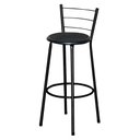 Ver imagem 1 de Banqueta Alta para Cozinha Ratan Preta Cristal