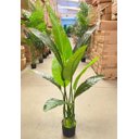 Ver imagem 7 de Bananeira Artificial para Decoração Sala Planta Realista 1.20m