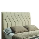 Ver imagem 1 de Cabeceira Casal Istambul - Dobuê - Bege