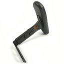 Ver imagem 5 de Par de Braços Regulavéis para Cadeira de Escritório Preto Aço