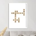 Ver imagem 2 de Quadro Cruzadinha Gratidão Família Amor 24x18cm - com Vidro:moldura Branca