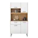 Ver imagem 1 de Kit para Cozinha Compacta Malta Amêndola Branco - Demóbile