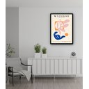 Ver imagem 1 de Quadro Decorativo Matisse The Cut-outs - 70x50cm:moldura Preta