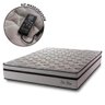Colchão Queen HELLEN Magnético Size Com Massageador E Controle Marrom Orto Relax Hellen - 1