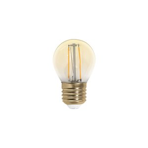 Lâmpada Led Bolinha G45 Filamento 2w Bivolt E27 2200k Luz Quente Decoração