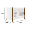 Berço Mini Cama Olivia Carolina Baby Branco Fosco - 2
