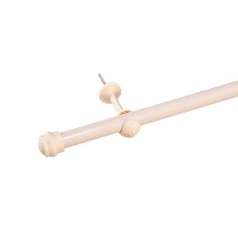 Varão Simples para Cortina de 4 Metros Espessura 19mm - Bege