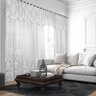Cortina Branca Irlanda 220cm x 350cm Bando de 50cm- Interlar - 1