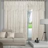 Cortina Bege Roseiral 180cm x 300cm Bando de 50cm- Interlar - 1