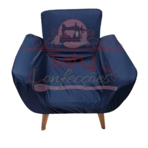 Capa Poltrona Opala:azul-escuro