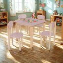 Ver imagem 1 de Jogo Mesa Cadeira Colorê Infantil Mdf Robusto Premium:rosa