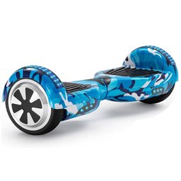 Hoverboard Skate Elétrico 6.5 Azul Camuflado Led Bluetooth - 1