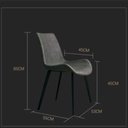 Ver mais imagens de Kit Cadeira de Jantar Basic 2 Unidades:marrom