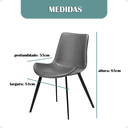 Ver imagem 6 de Kit Cadeira de Jantar Basic 2 Unidades:marrom