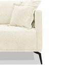 Ver mais imagens de Sofa Liv 3 Lugares 200cm Pes Aço Linho 233 Perola Ezz