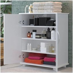 Armário Cozinha Móveis Multiuso Branco - 8 Armário Cozinha Móveis Multiuso Branco - 8