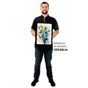 Ver imagem 2 de Quadro Decorativo Floral Luxo Flores Tons Pasteis em Moldura Caixa Tacolado Moldura Caixa Alta 4,5cm