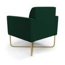 Ver imagem 6 de Poltrona Sala Base X Industrial Dourado Marisa Bouclê Verde D03 - D’Rossi