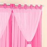 Cortina para Sala 3,00m x 2,80m Juvenil com Voil Pink - 2