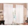 Cortina para Sala 4,00m x 2,80m Renda com Tecido Voil Branco - 1