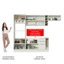 Ver imagem 6 de Armário de Cozinha Completa 290cm Branco/Branco/Rustic Stella Madesa 02