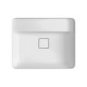 Cuba de Embutir com Mesa Retangular 50cm Slim - Deca Branco Brilhante L.33050.m.94 - 2