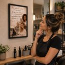 Ver imagem 3 de Quadro"Um Salão de Beleza Não É Apenas Um Lugar,É Um Refúgio