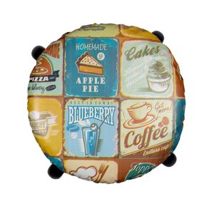 Kit C/ 4 Capas de Banqueta/banco Impermeável C/ Elástico Bakery