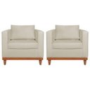 Ver imagem 1 de Kit 2 Poltronas Decorativa Europa Bouclé - Doce Sonho Móveis