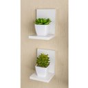 Ver imagem 1 de Prateleira Buzios 15 X 12 Cm Branco - 2 Unidades