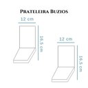Ver imagem 2 de Prateleira Buzios 15 X 12 Cm Branco - 2 Unidades