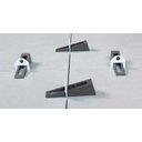 Ver imagem 1 de Nivelador de Piso Max (Base) Transparente 1,0mm Pacote 50 Peças - Nivela Piso