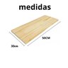 Tábua Bloco de Madeira Pinus para Uso Geral - 50x30cm - 2