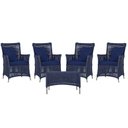 Ver imagem 1 de 4 Poltronas e 1 Mesa Igapó em Alumínio Pintura Fendi Corda Náutica Estofado 10