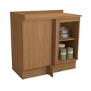 Ver imagem 3 de Balcão de Canto de Cozinha com Tampo 98 Cm Cb1226 Linha Ciela Kappesberg - Canela