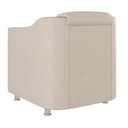 Ver imagem 4 de Poltrona Decorativa Tilla Consultório Recepção Suede