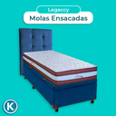 Ver imagem 4 de Kit Cabeceira + Cama Box Bau + Colchão Solteiro Molas Ensacadas Legaccy Paropas