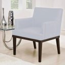 Ver imagem 5 de Poltrona Decorativa para Sala de Estar e Recepção Beatriz Corino Branco - Lyam Decor