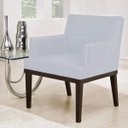 Ver imagem 3 de Kit 2 Poltronas Decorativas para e Recepção Beatriz Corino Branco - Lyam Decor