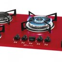 Ver imagem 4 de Fogão Cooktop Fischer 5 Bocas Tripla Chama Vermelho Rouge 1743-15738 Bivolt