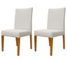 Kit 2 Cadeiras de Jantar Milan Linho Bege - 1