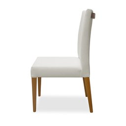 Kit 2 Cadeiras de Jantar Milan Linho Bege - 4