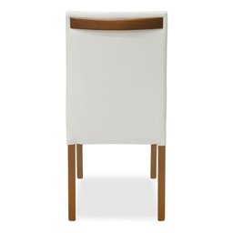 Kit 2 Cadeiras de Jantar Milan Linho Bege - 6