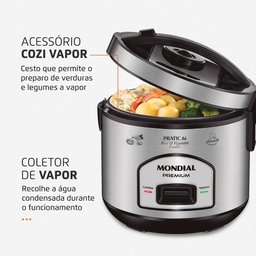 Panela Elétrica Mondial Pratic 6l Pe-43-6x 500w 127v - 5
