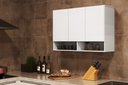 Ver imagem 1 de Armário Superior para Cozinha Milão 3 Portas - Ej Móveis - Branco